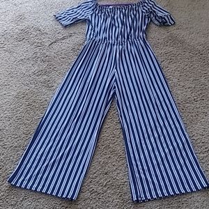 Stripe jumpsuit
